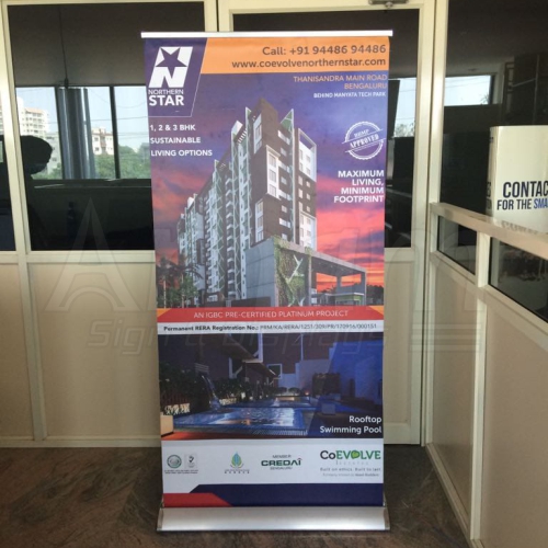 Deluxe Banner Stand